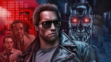 THE TERMINATOR GAMING EDIT FRAMED CANVAS WALL ART DECOR ABSTRACT 20X30 INCH