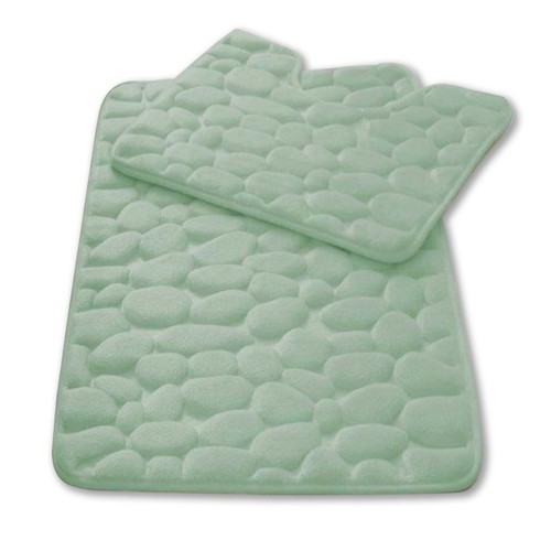 Diamond bath mat set - diamond, pedestal