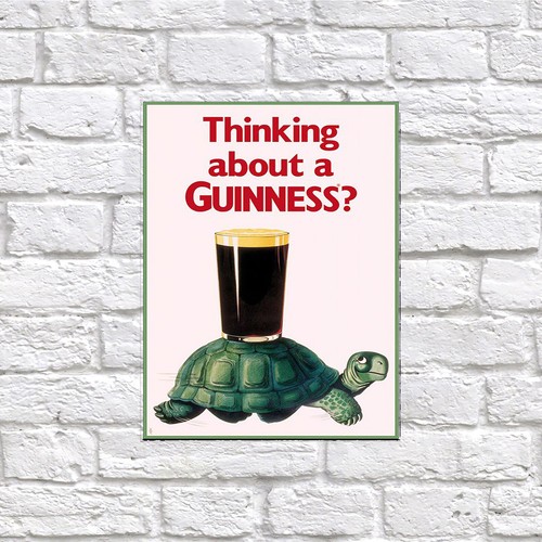 Thinking about guinness - about,