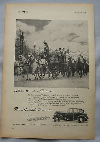 1951 triumph renown original - triumph,