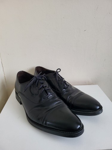 Mens italian leather derby - leather,