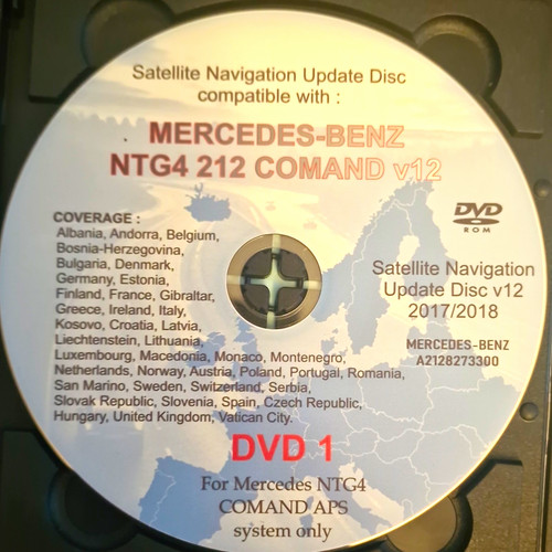 Mercedes ntg4 212 v12 comand - mercedes,