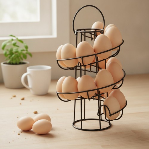 Elegant black spiral egg - spiral,