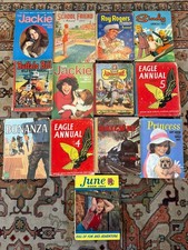 15x Vintage Mixed Various Annuals Boys Girls 1950s 60s 70s Mid Century Retro