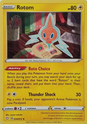 034 072 rotom uncommon - rotom, |