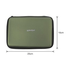 Lixada Fishing Tackle Box Padded Bite Alarm Storage Case Fishing Tool Protection