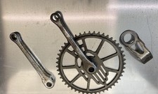 Vintage Rudge Cottered Crankset plus Rudge Light Bracket