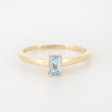 10k Yellow Gold Natural Blue