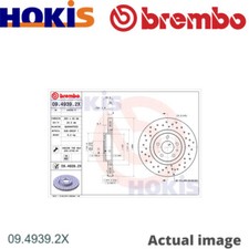 2X BRAKE DISC FOR FIAT