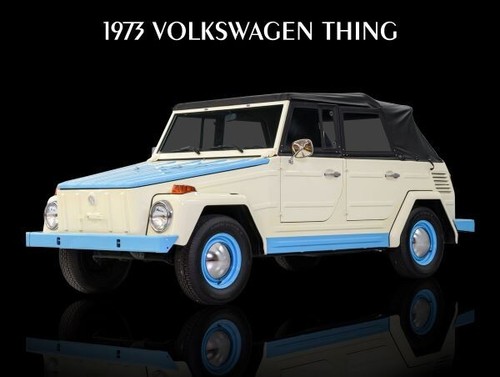 1973 volkswagen thing - in, white