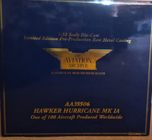 Corgi aviation hawker - aviation,