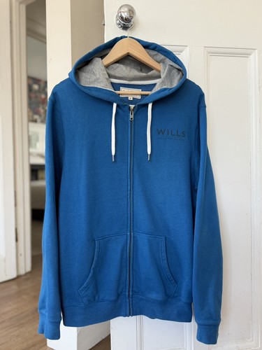 Jack wills blue zip hoodie - blue,