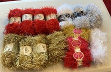So Crafty/King Cole Tinsel Chunky +, Sparkly Eyelash 600g Approx Knitting Wool