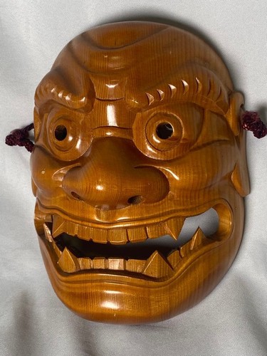 Kagura mask japanese vintage - mask,