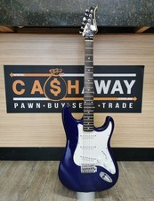 Silvertone Strat Style Blue