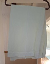 Marks And Spencer Autograph Ladies Flax Linen Size 20 Medium Wide Leg Trousers