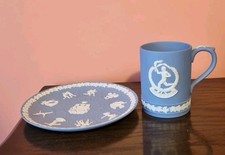 Wedgwood Jasperware Plate and Grand Tankard For Montreal Olympics (XXI Olympiad)