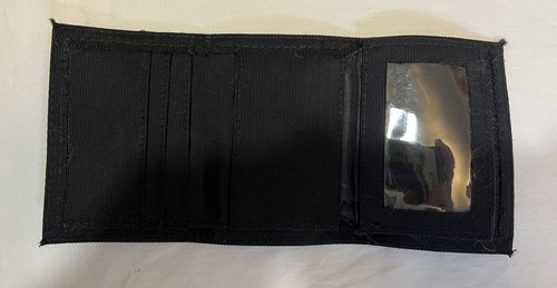 Black material wallet with - black,