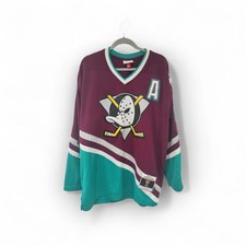 Mitchell & Ness Mighty Ducks Of Anaheim 96/97 NHL Jersey, #8 Selanne, Size L