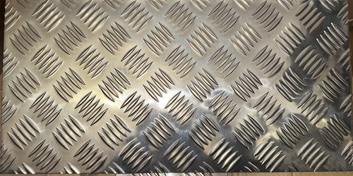 Aluminium tread plate 2mm - aluminium,