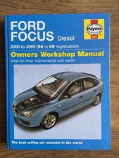 FORD FOCUS DIESEL 2005-2009 54 to 09 Reg HAYNES WORKSHOP MANUAL 
