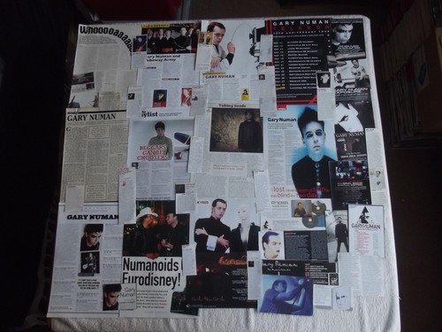 Gary numan magazine cuttings - numan,