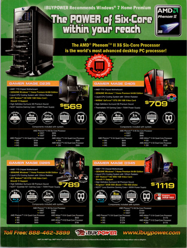 Ibuypower amd phenom x6 - ibuypower,