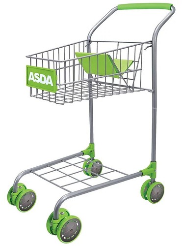 Asda supermarket trolley toy - asda,