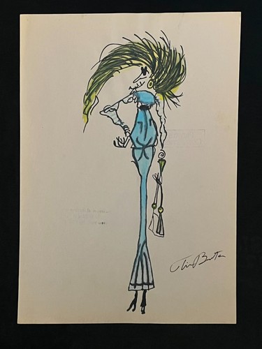 Tim burton painting - drawing, on