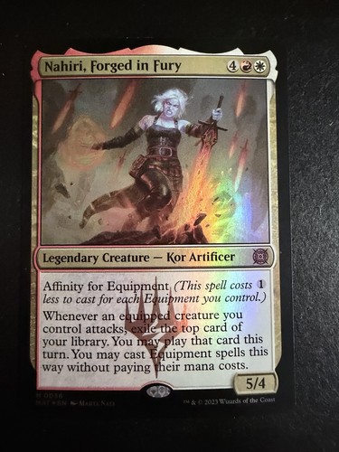 Mtg nahiri forged fury - forged,