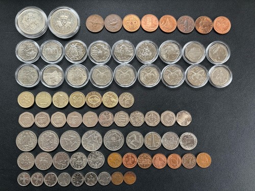 Isle man coin collection - of,