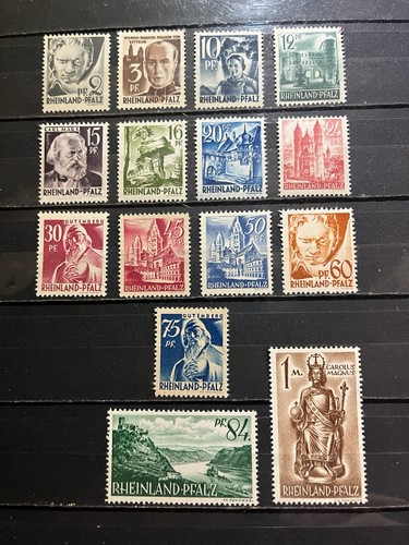 German stamps 1947 - stamps, allied
