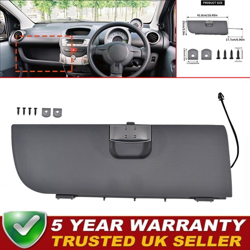 Glove box lid cover - glove, grey