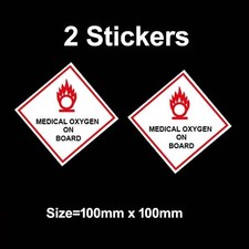 2X MEDICAL OXYGEN CARRIED ON