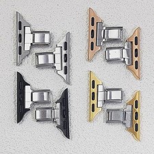 Stainless Steel Connector for Apple Watch,Compatible with Italian Charm Bracelet