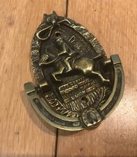 Antique Brass Door Knocker Fox