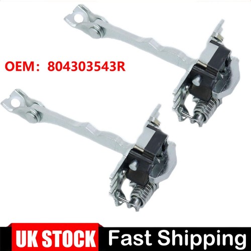Front door hinge stop check - door,