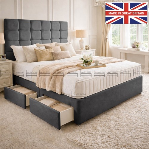Luxury cube style divan base - luxury,