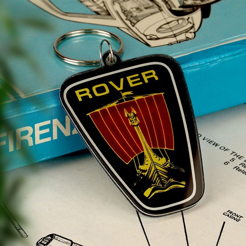 Rover badge keyring classic - badge,