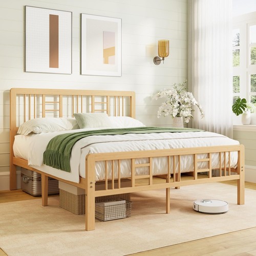 Double bed frame with - frame,