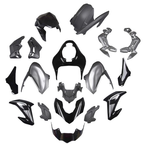 Amotopart silver black plastic - black,