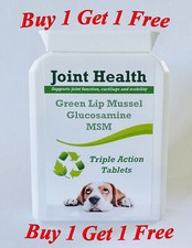 Joint health Green lip mussel, Glucosamine, MSM triple action tablets  for dogs