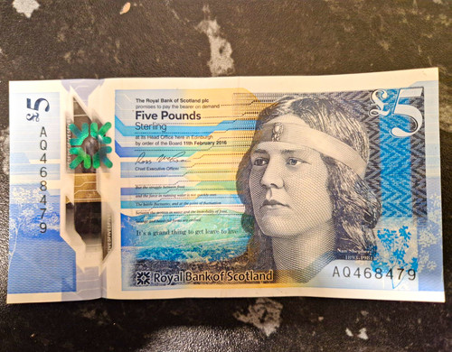 Royal bank scotland 5 - of, £5