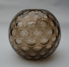 Vintage Borske Sklo brown