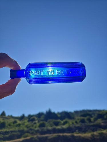 Antique cobalt poison - cobalt,