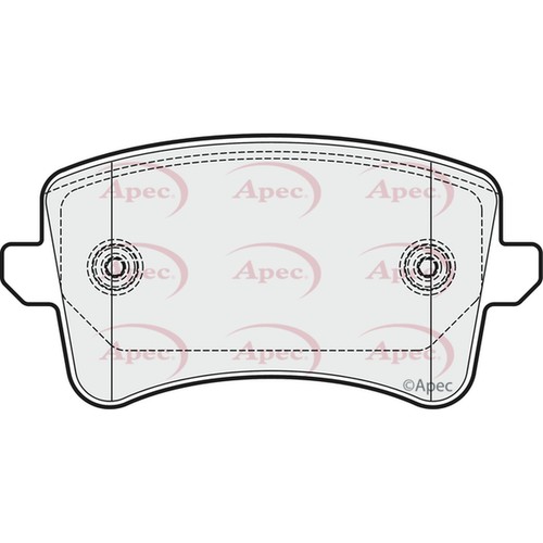 Brake pads set for audi - brake,