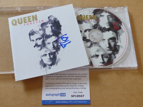 Queen john deacon signed - queen,