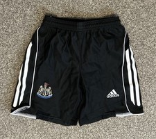 Kids Newcastle United 2007-09 Home Kit Shorts, 24”, Excellent Condition