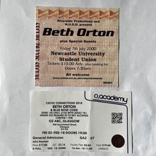 Beth Orton Ticket Stubs X 2