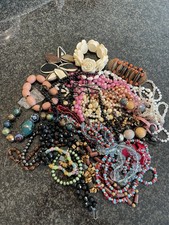 2kg Joblot Of Costume Jewellery Broken For Beads Crafts #4